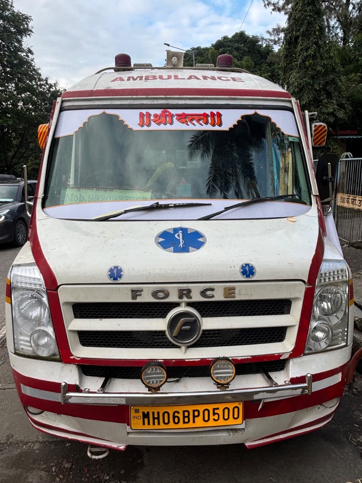 24-hour ambulance ready for dispatch