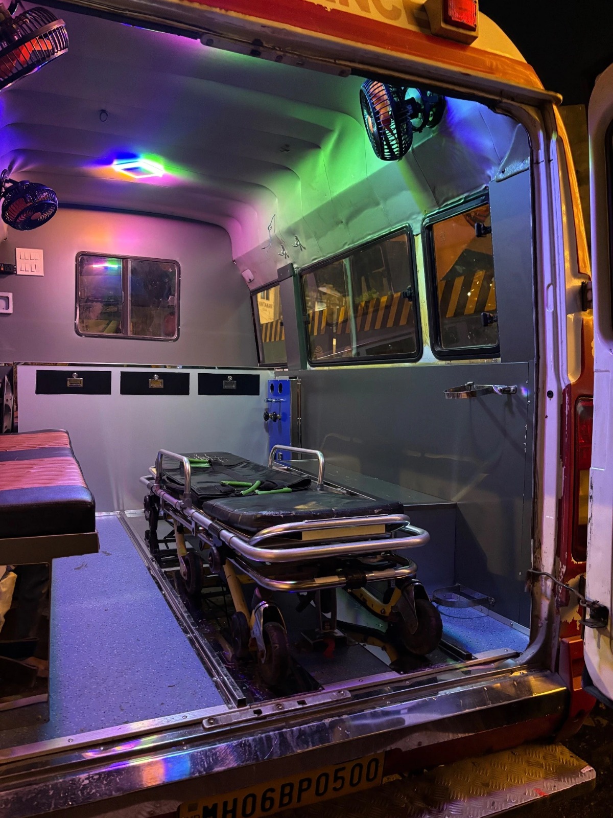 AC ambulance interior